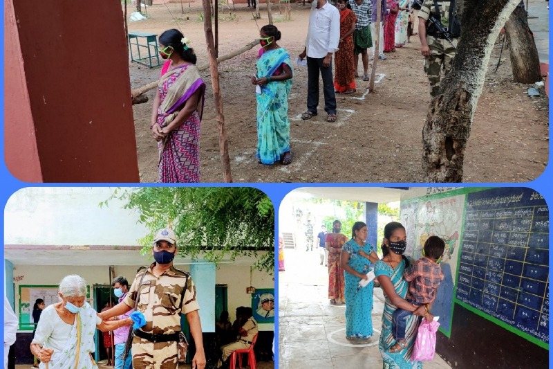 20% polling in AP's Badvel constituency in first 4 hrs