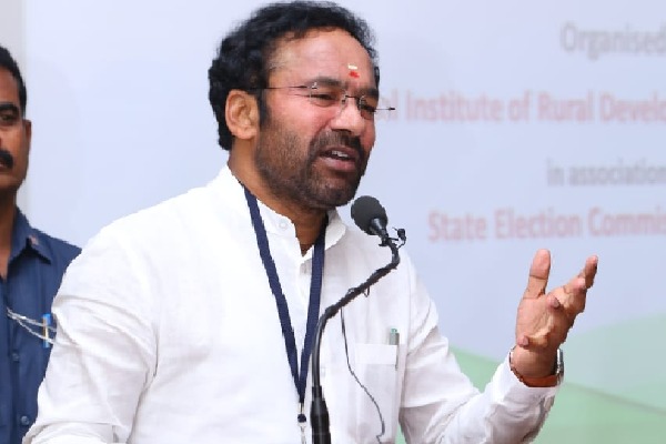 Kishan Reddy calls Huzurabad voters come out in huge numbers for voting in 