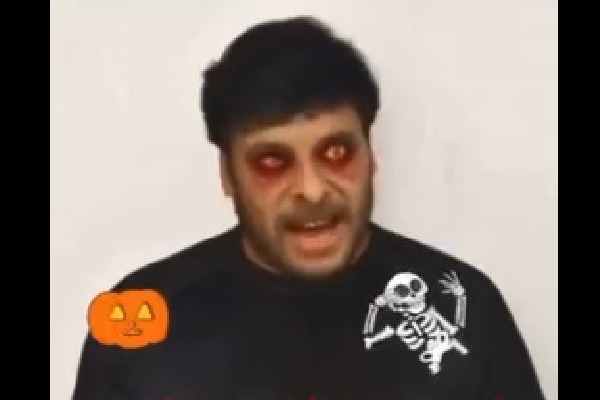 Chirajeevi video on Halloween Day