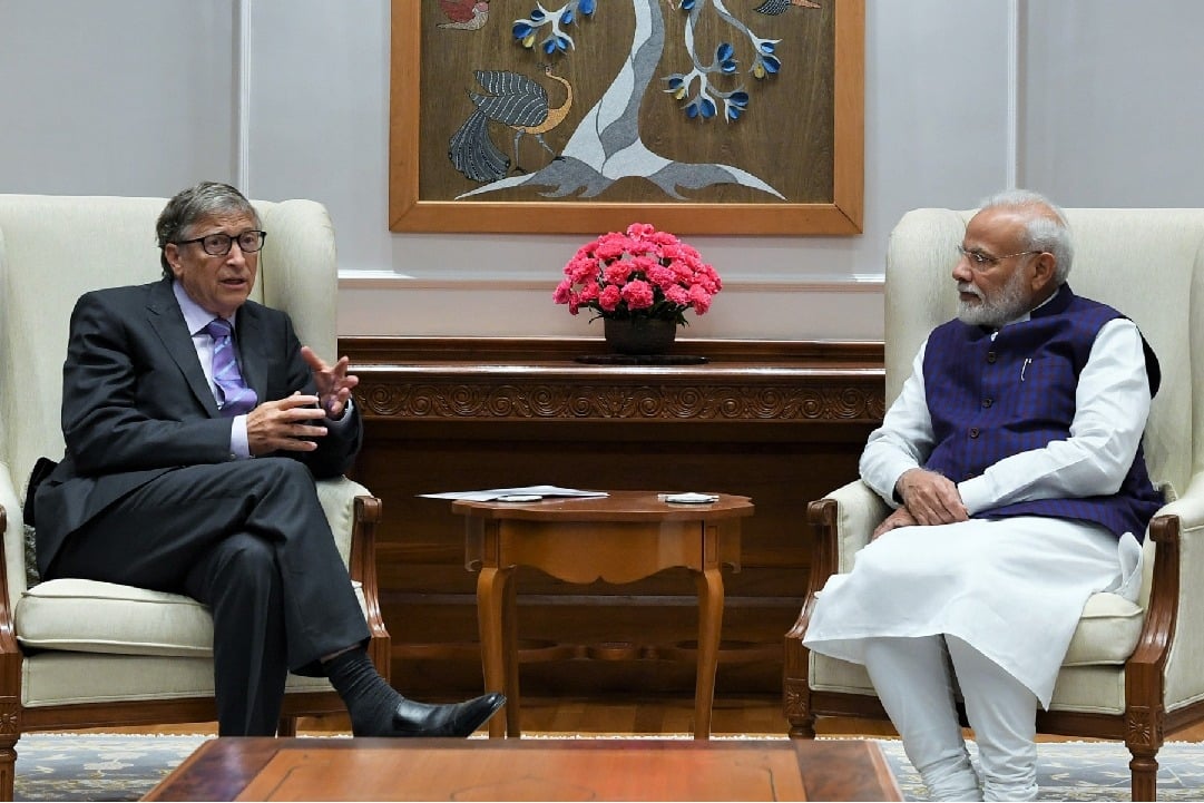 Narendra Modi: PM Modi, Bill Gates discuss ways to step..