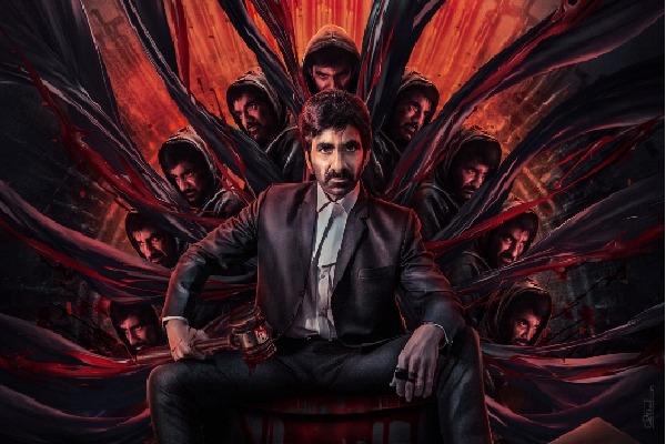 Ravi Teja's 'Ravanasura' blood-stained first-look is out