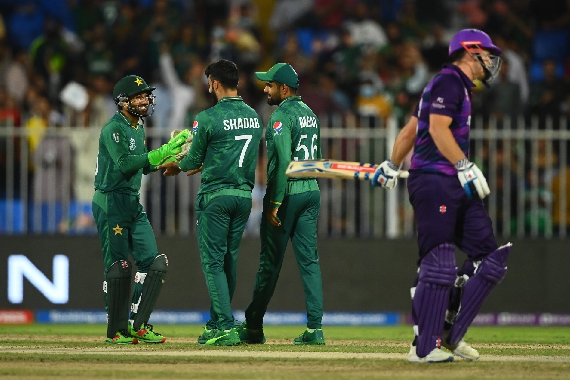 T20 World Cup: Unbeaten Pakistan beat Scotland by 72 runs, finish as Group 2 toppers