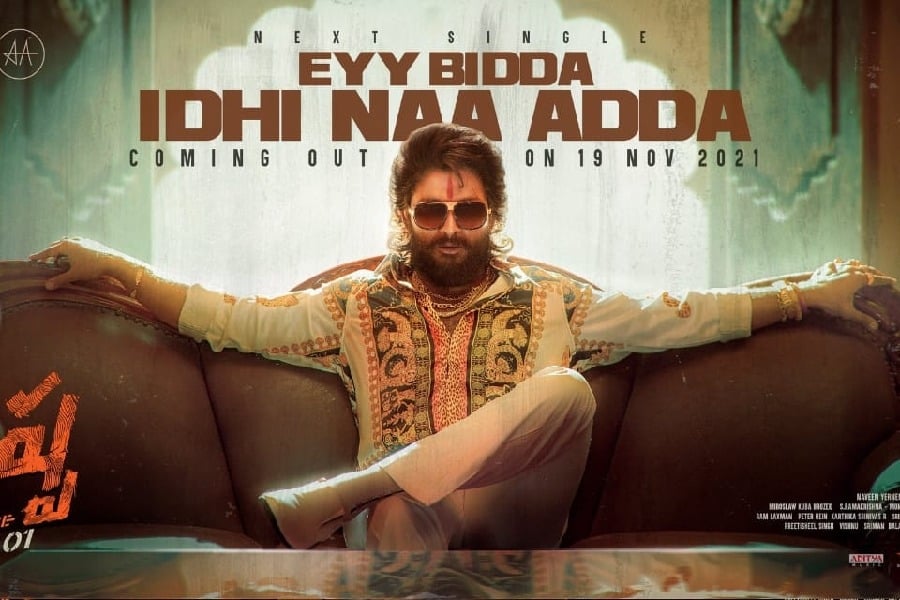 Makers announce Allu Arjun's next single 'Eyy Bidda Idi Naa Adda' from 'Pushpa'