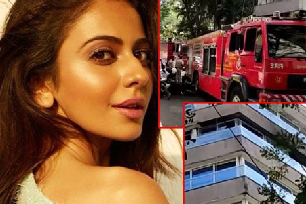 Fire Accident in Bollywood Actress Rakul Preet Singh Mumbai building