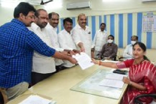 YCP candidates files nominations for MLC elections
