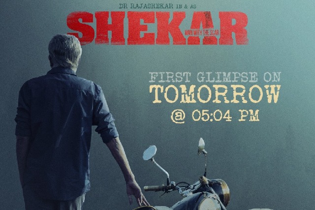 Hero Rajasekhar first glimpse from Sekhar will release tomorrow