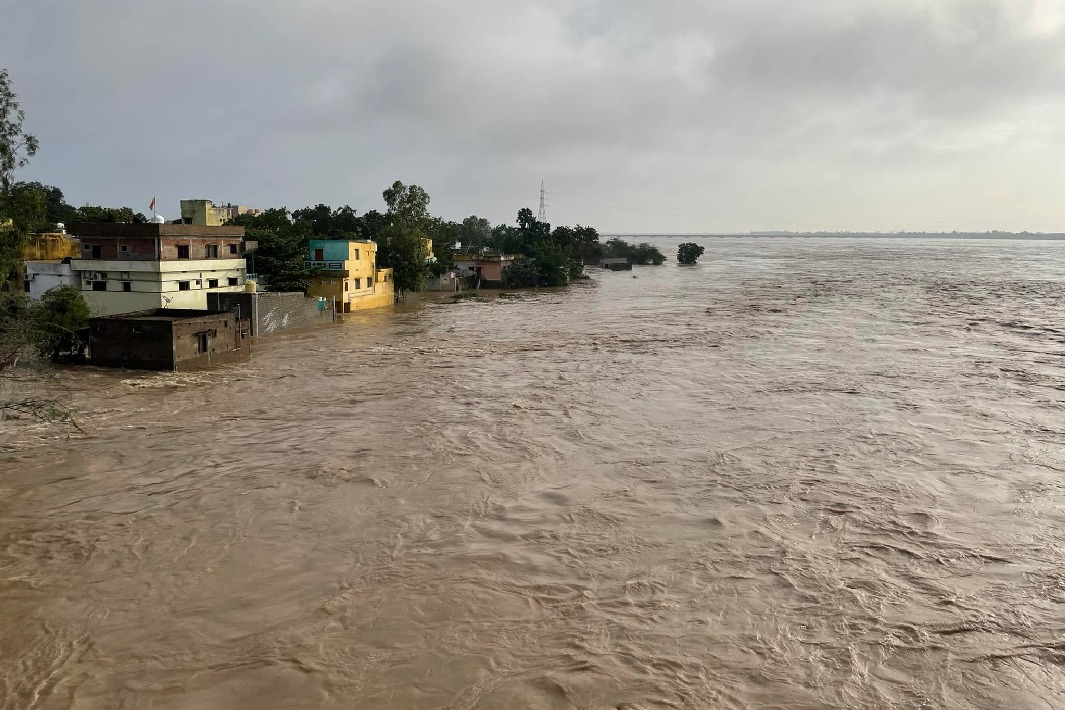 Water flow flooded into Penna River in Ananthapur districts