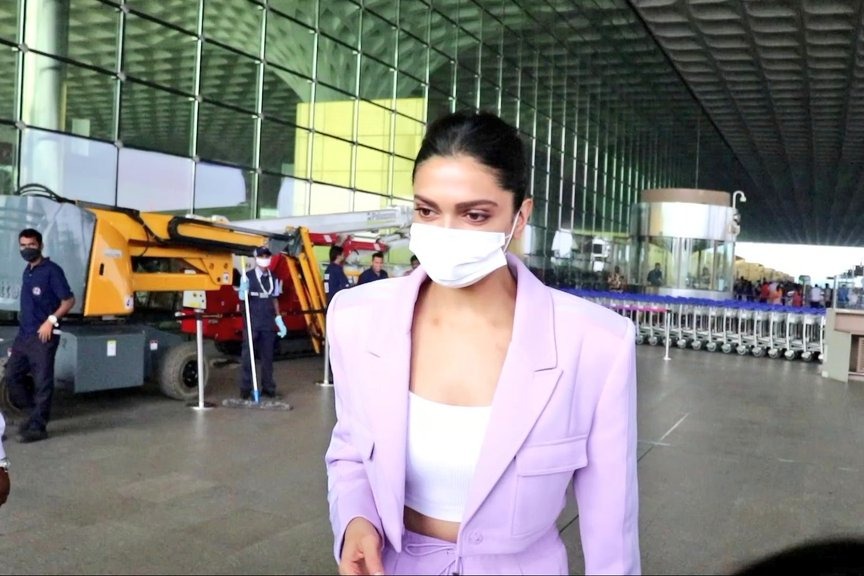 Deepika Padukone arrives Hyderabad for Prabhas new movie shooting