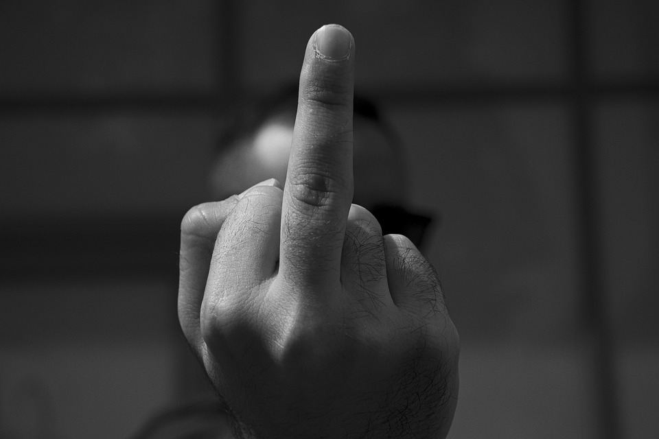 Court gives punishment to a man who showed middle finger to woman 