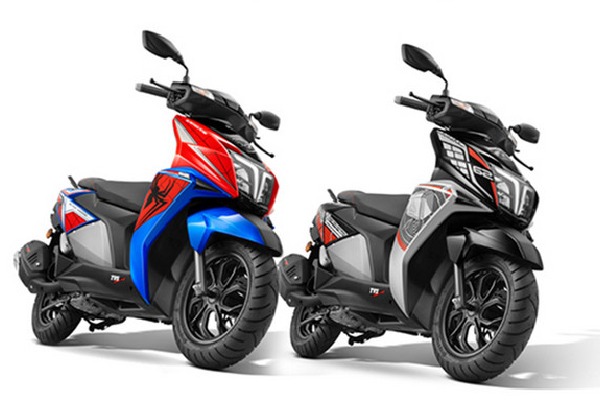 TVS launched new scooters inspired by Super Heroes