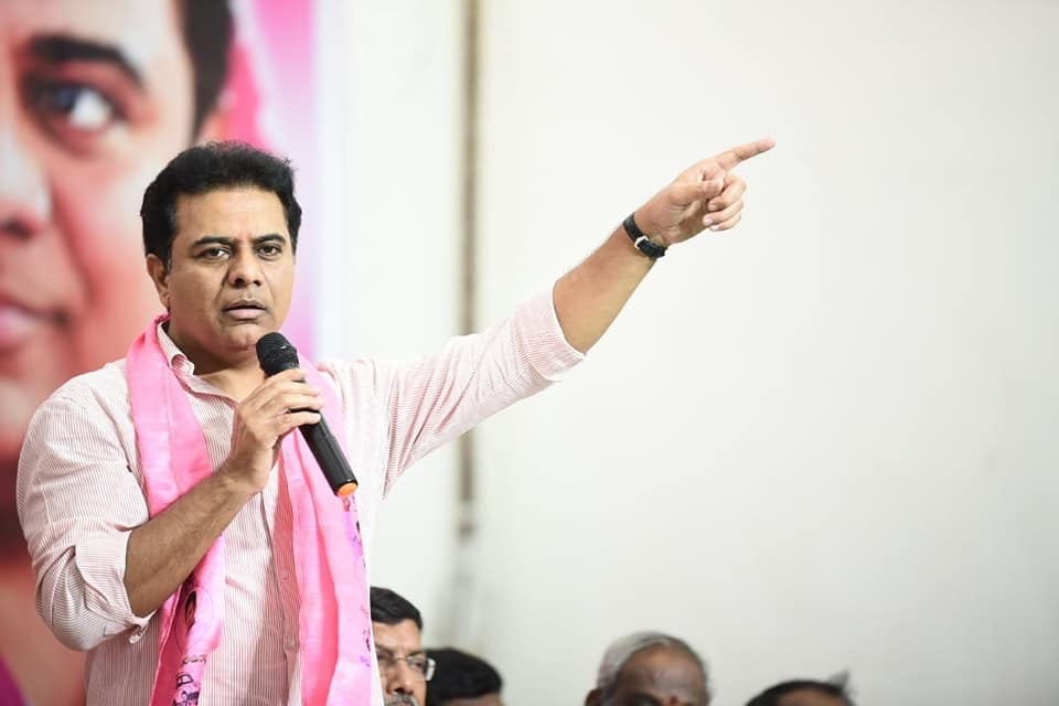 KTR tweets on Cantonment area