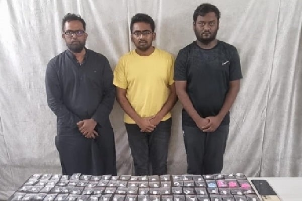 Three drug peddlers held in Hyderabad, cocaine seized