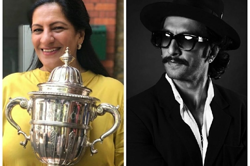Ranveer shares adorable picture of his mom with 1983 World Cup
