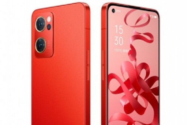 OPPO Reno7 New Year Edition in red velvet colour launched