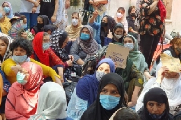 Afghan women protest against new restrictions