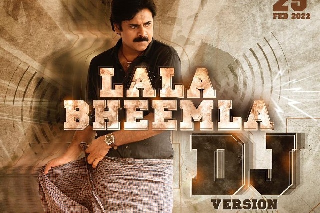 DJ Version Of LaLa Bheemla Song To Be Released On Dec 31st Night