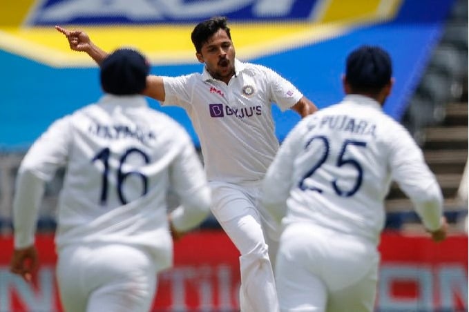 Shardul Thakur gets three wickets