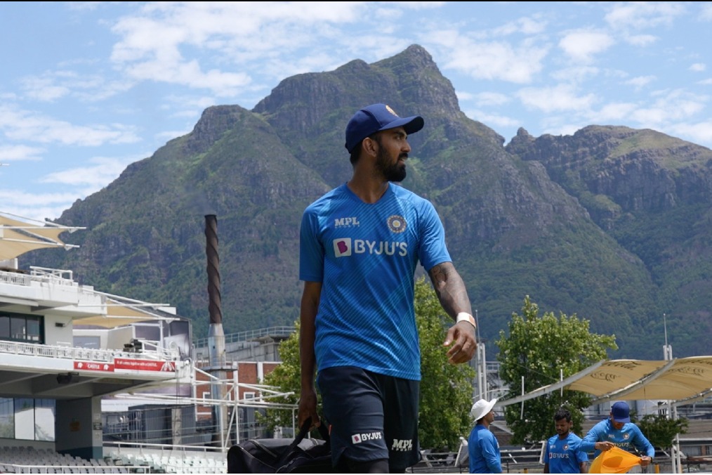 Team India cricketers practice session at Newlands in Capetown 