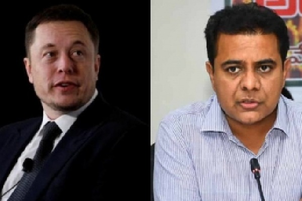 KT Rama Rao invites Elon Musk to 'set shop' in Telangana