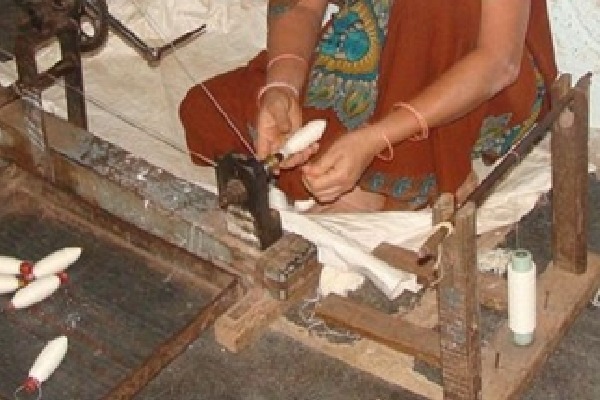 Now slippers made of handmade Khadi paper in Varanasi