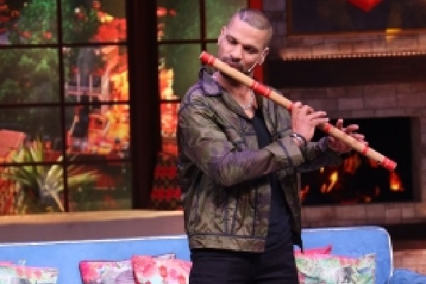 Shikhar Dhawan plays flute, Prithvi Shaw raps on 'The Kapil Sharma Show'