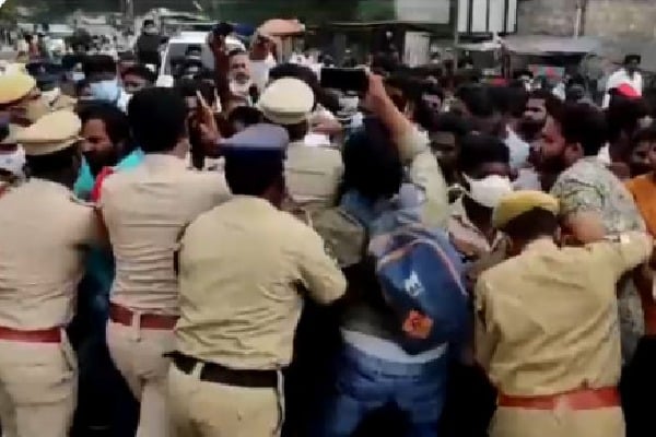 Nara Lokesh furious after police arrests TDP leaders