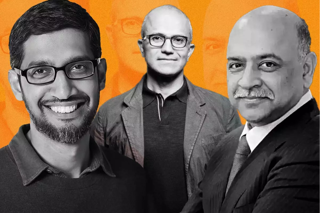 Microsoft and Google and 15 other technology companies that are headed by Indian origin executives