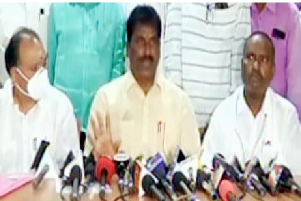 APSRTC employees supports AP employees protests