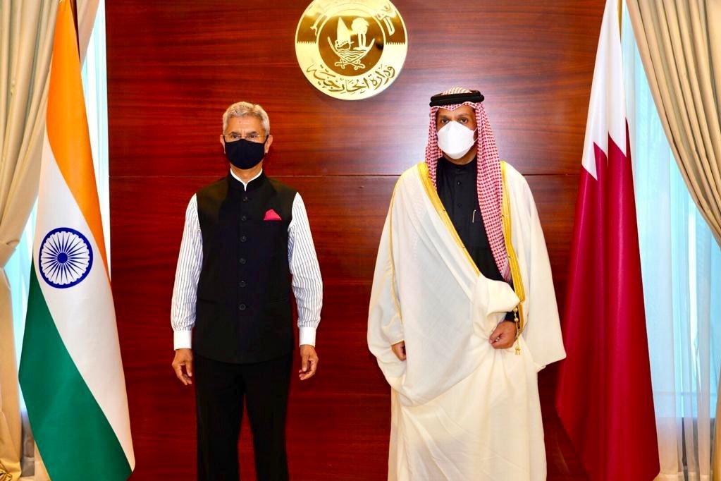 Jaishankar meets Qatari counterpart, lays new Embassy complex foundation