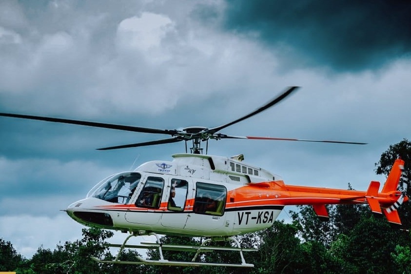 Chopper service launched for Telangana's Medaram Sammakka Saralamma Jatara