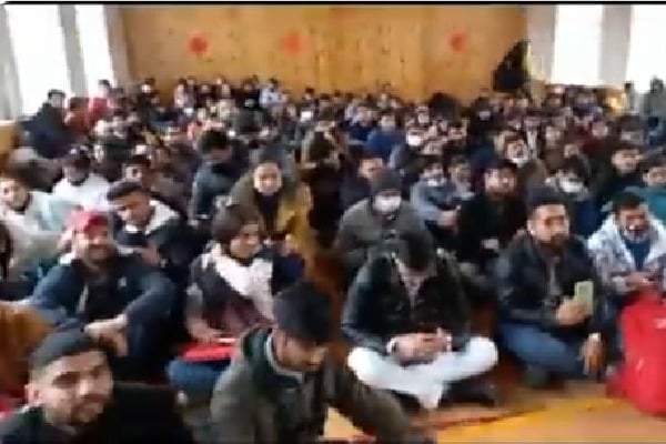 Indian students reached Indian Embassy in Kyiv