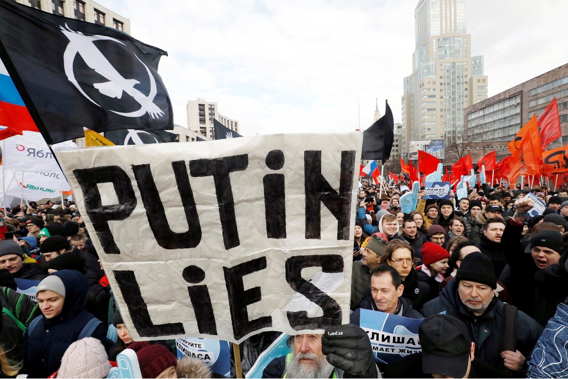 Protests in Russia demanding to stop war against Ukraine 