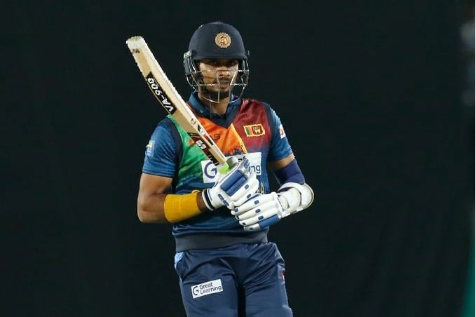 Sri Lanka captain Dasun Shanaka flamboyant innings leads Sri Lanka a respectable score