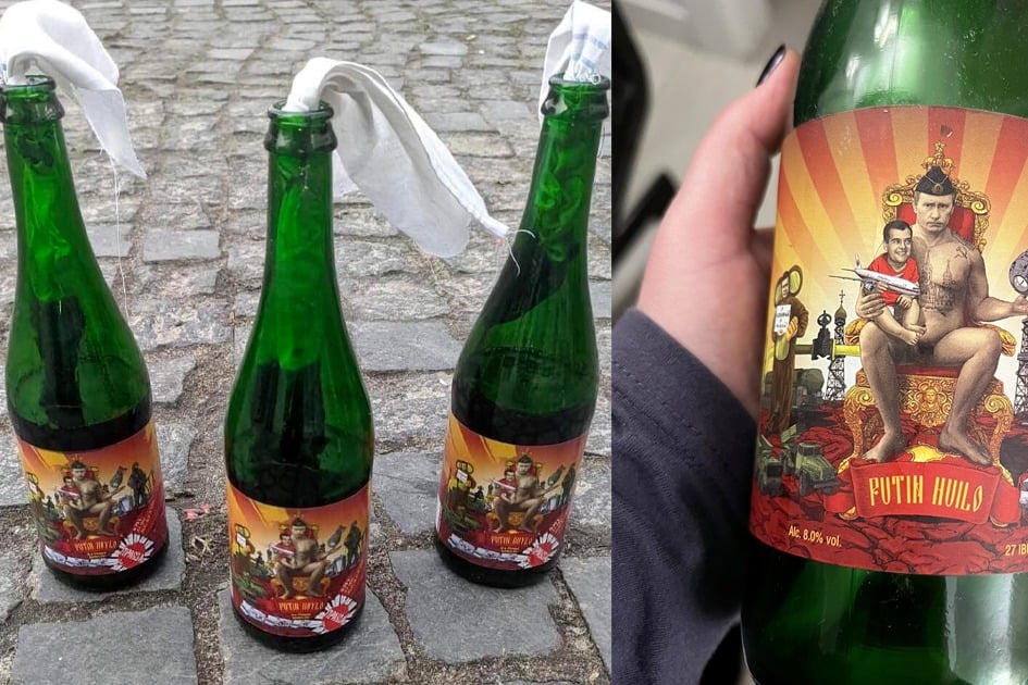 Ukrainian brewery goes from making beer to petrol bombs