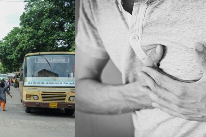 Narrow escape for passengers as Andhra bus driver suffers cardiac arrest