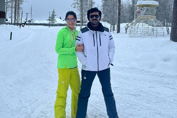 Ram Charan and Upasana enjoys in Finland 