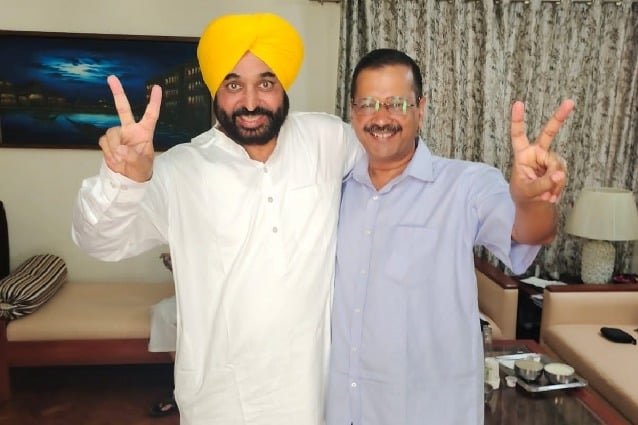 After trends show landslide win for AAP in Punjab, Kejriwal thanks people