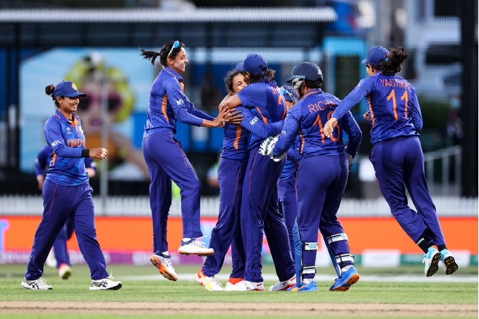 Team India women beat West Indies in world cup league match