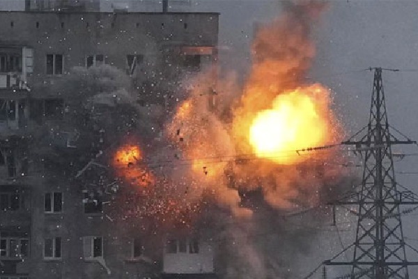 Missile attacks explosions air raid alerts heard across Ukrainian cities