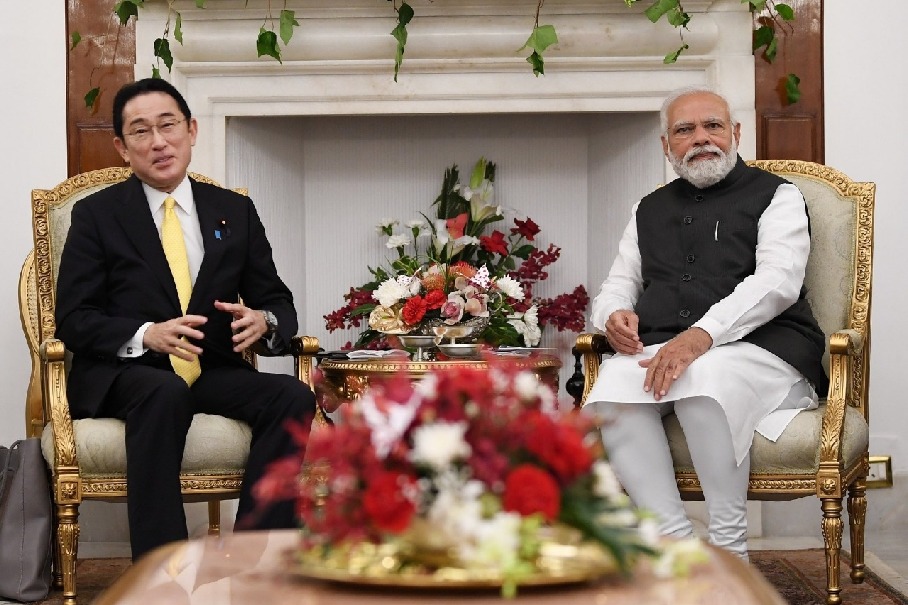 Modi, Kishida talk about threats in South China Sea