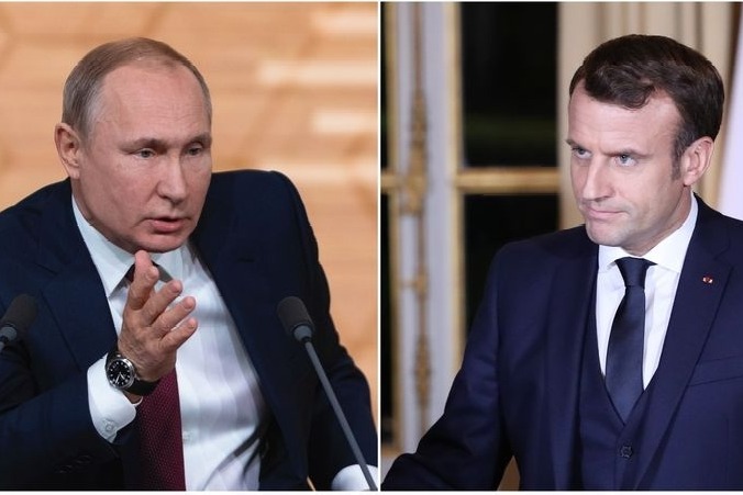Putin, Macron discuss Ukraine issue over phone