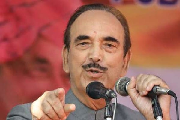 Political parties work to create divide on basis of religion said  Ghulam Nabi Azad