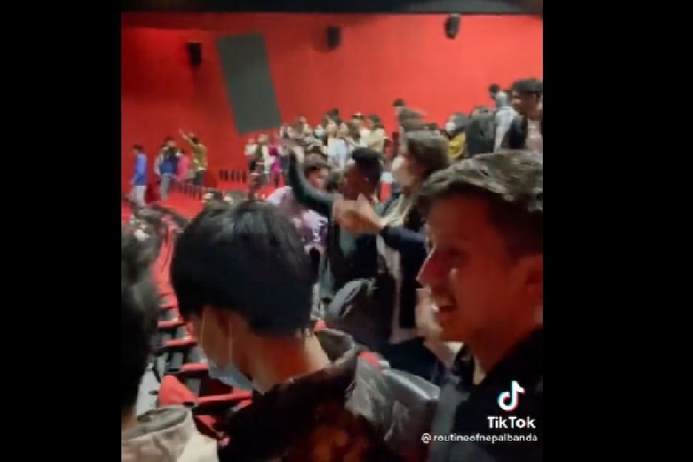 Nepal Fans Dance For RRR Movie In Theatres Videos Go viral