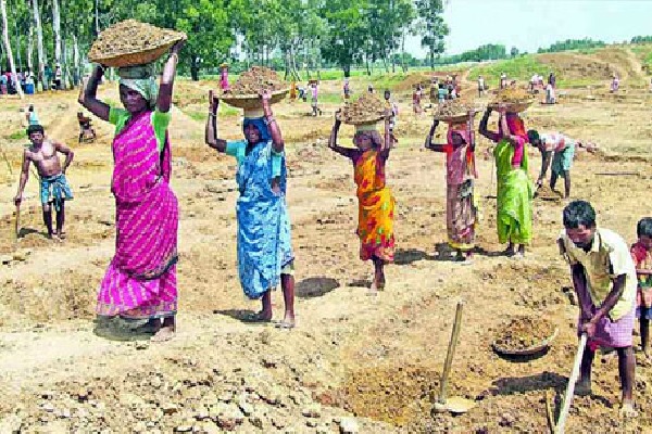 MGNREGA Daily wage charges hiked Rs 12 in Ap and Telangana