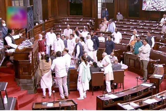 RS adjourned for the day over Oppn uproar over fuel price hike
