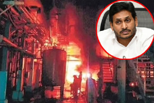 AP CM Jagan Responds on blast at chemical factory  
