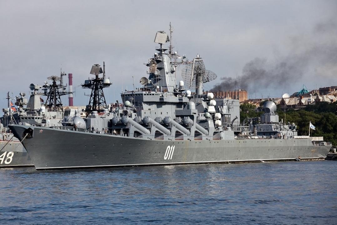 One soldier dead, 27 missing as Russian cruiser Moskva sinks