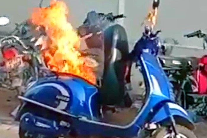 Man dies as battery of new electric scooter explodes at Vijayawada