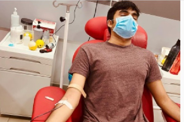 Pawan Kalyan son Akira Nandan donates blood