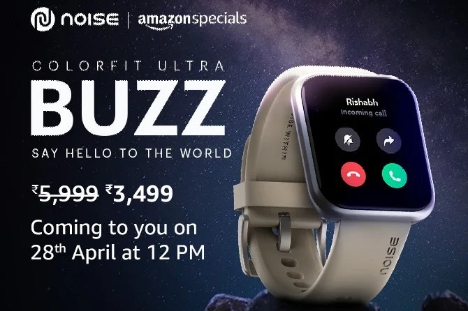 Noise ColorFit Ultra Buzz smartwatch launched in India